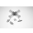 Unión empalme X manguera luminosa