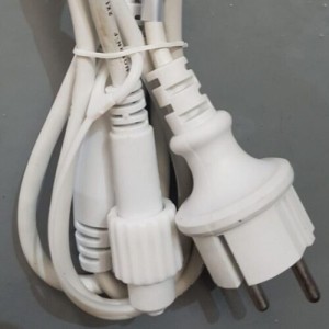 ALIMENTACION GUIRNALDA LUCES LED CABLE BLANCO