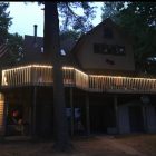 Manguera led blanco cálido con movimiento 25mts