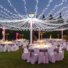 guirnalda de luces led blanca