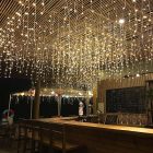 Icicle led cálido destellos 4x1,50m