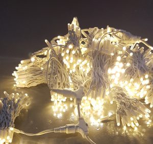 Cortina led cálido destello 2x6m