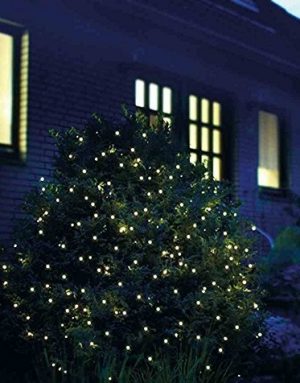 Red led Blanco 2x1m cable verde