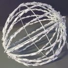 Bola Led 3D Luz Roja 80cm Plegable