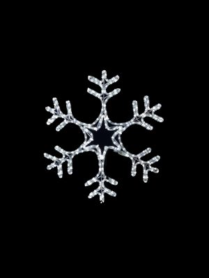 FIGURA COPO DE NIEVE BLANCO 1,20m x 1,20m