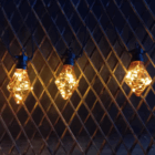 guirnalda de bombillas LED diamante