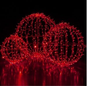 bola de luces de colores