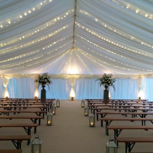 como iluminar carpas o techos