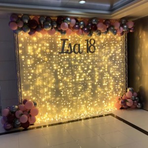 guirnalda led photocall