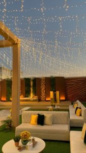 cortina led colgante