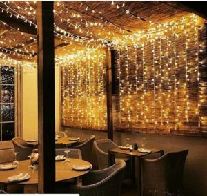 decoracion con guirnalda led