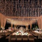 cortina colgante de led