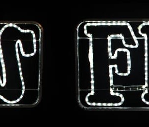 letrero felices fiestas