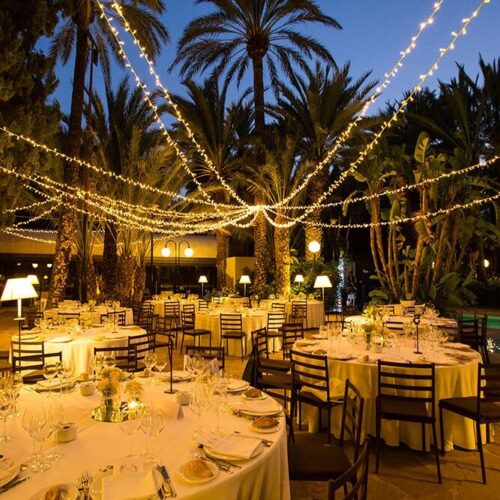 guirnalda de led calida 21m