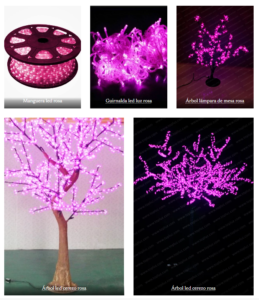 led rosa