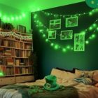 guirnalda de led verde