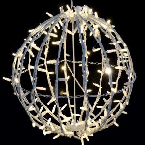 12046 Esfera LED 3D cálido con destellos